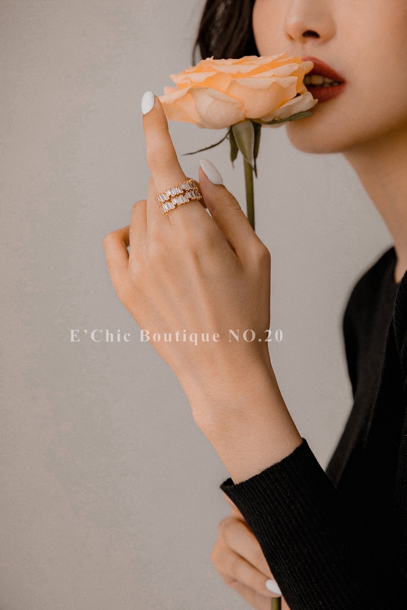 (Z2) Jagged Baguette Ring